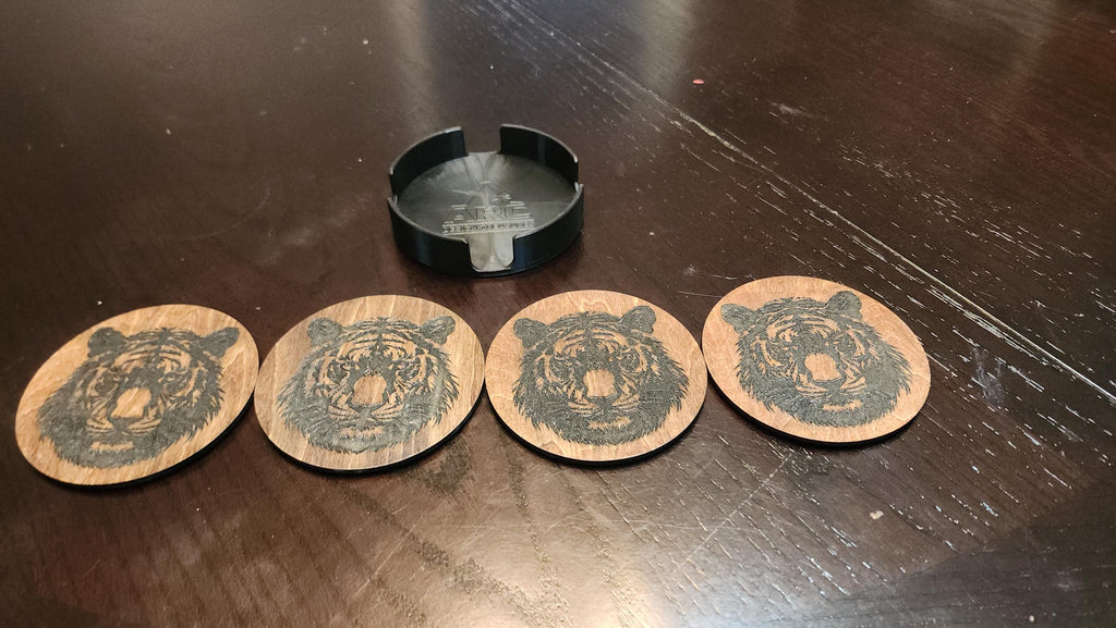 Tiger Coaster Set of 4